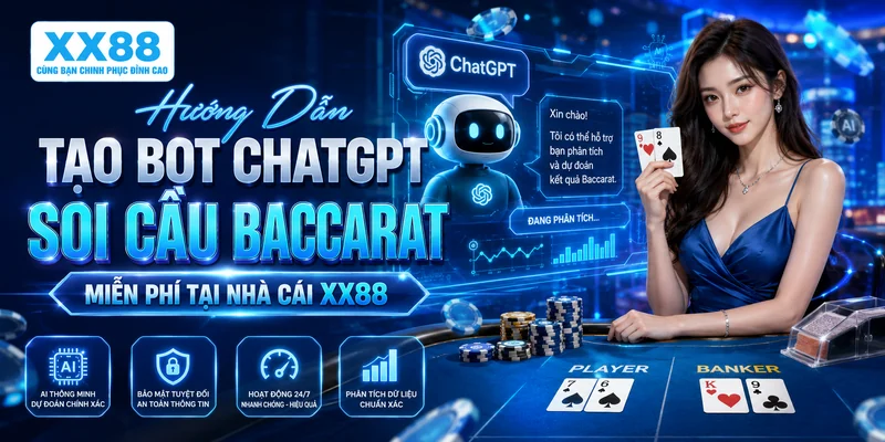 Hướng Dẫn Tạo Bot ChatGPT Soi Cầu Baccarat Miễn Phí Tại Nhà Cái XX88