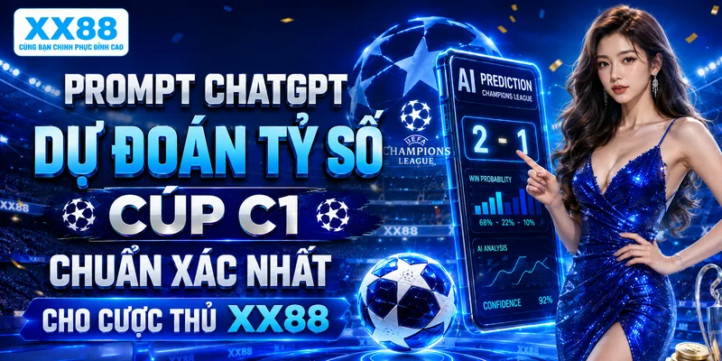 Prompt ChatGPT Dự Đoán Tỷ Số Cúp C1 Chuẩn Xác Nhất Cho Cược Thủ XX88