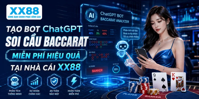 Tạo bot ChatGPT soi cầu baccarat miễn phí hiệu quả tại nhà cái XX88